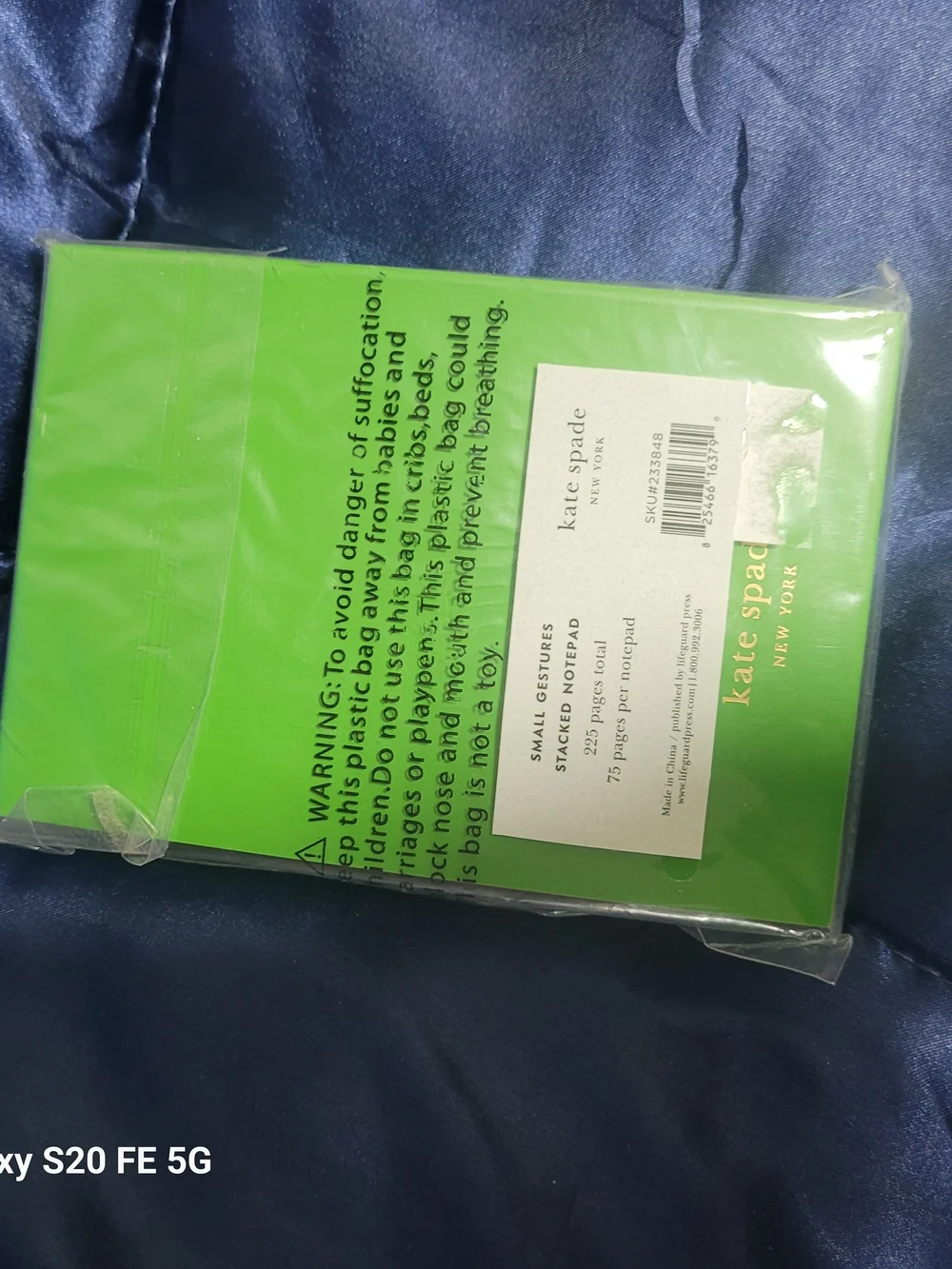 kate spade compact notepad